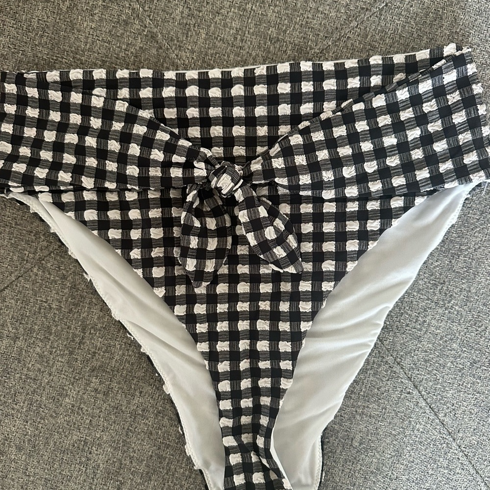Checkered Swim Bottoms